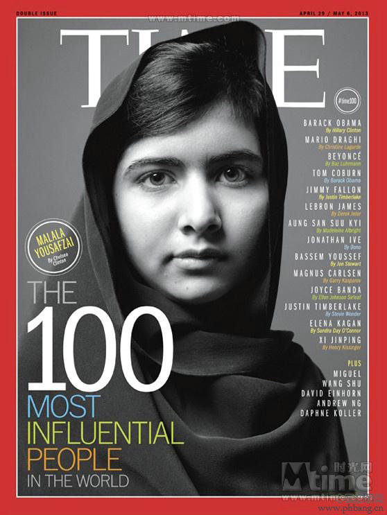 美国时代周刊2013年全球百位最具影响力人物全名单