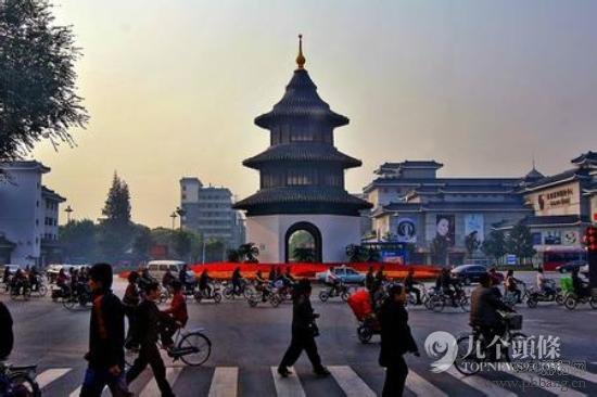 中国十大名城衰落指数排名