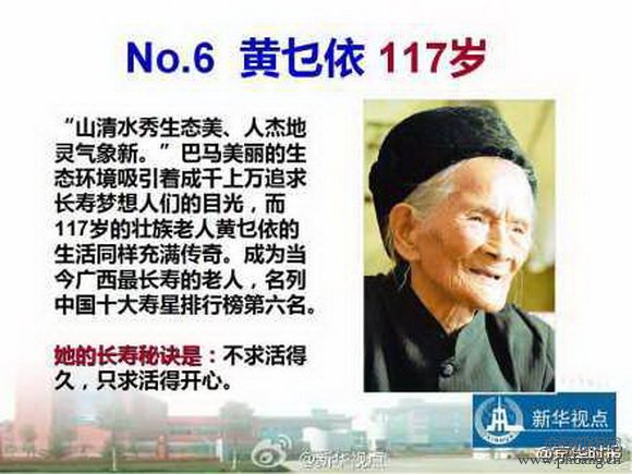 中国十大寿星排行榜 最长寿的中国人128岁(3)