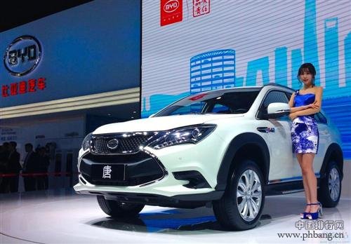 2016年中国电动车销量排行榜预测：比亚迪唐夺冠