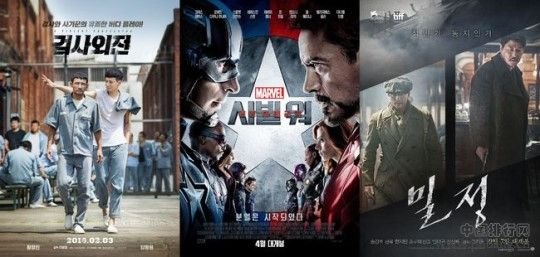 2016韩国最卖座电影排行