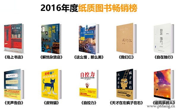 2016年最畅销书