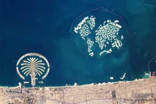 十大太空可见的地球景观 棕榈岛上榜